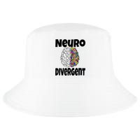 Neurodivergent Funny Neurodiversity Brain Design Autism ADHD Cool Comfort Performance Bucket Hat