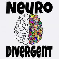 Neurodivergent Funny Neurodiversity Brain Design Autism ADHD Garment-Dyed Sweatshirt