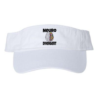 Neurodivergent Funny Neurodiversity Brain Design Autism ADHD Visor
