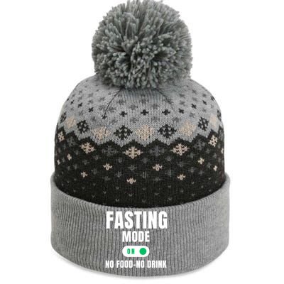 No Food No Fasting Mode On Gift The Baniff Cuffed Pom Beanie