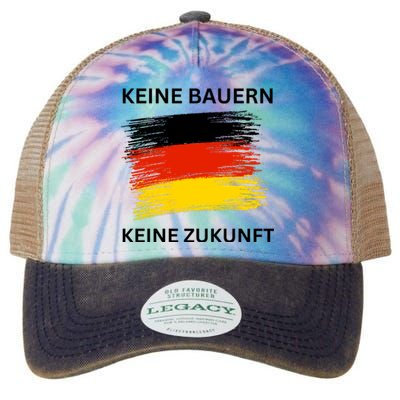 No Farmers No Future German Protest Legacy Tie Dye Trucker Hat