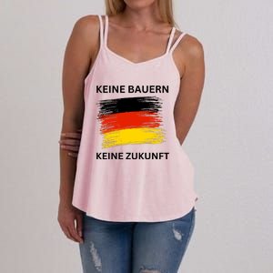 No Farmers No Future German Protest Women's Strappy Tank