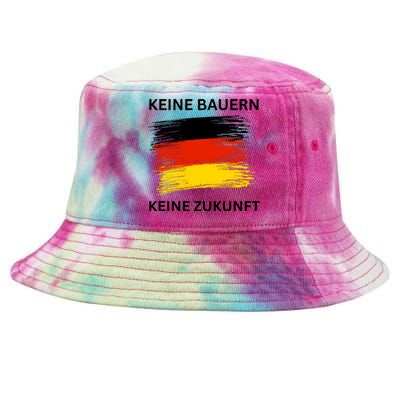 No Farmers No Future German Protest Tie-Dyed Bucket Hat