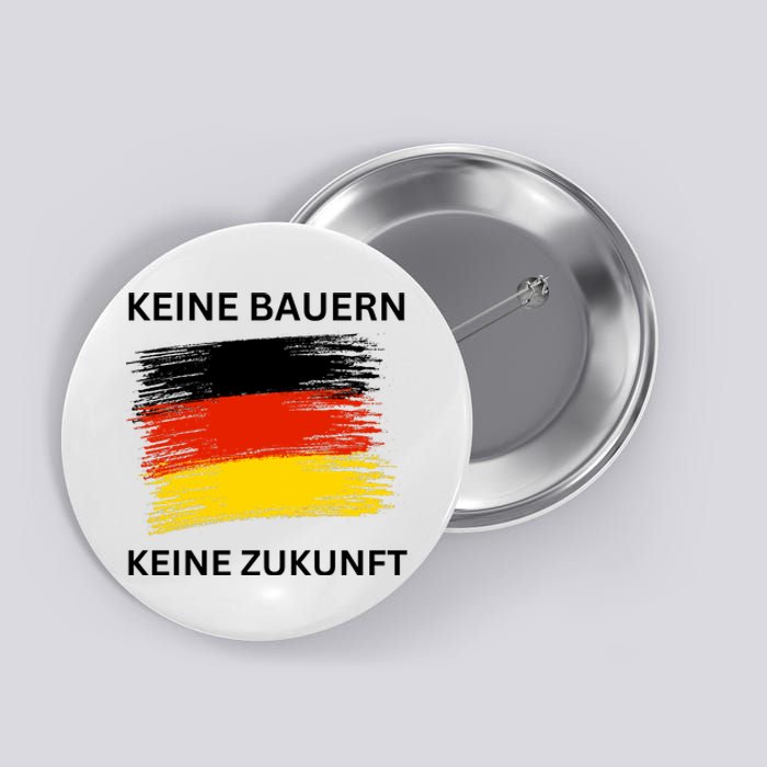 No Farmers No Future German Protest Button