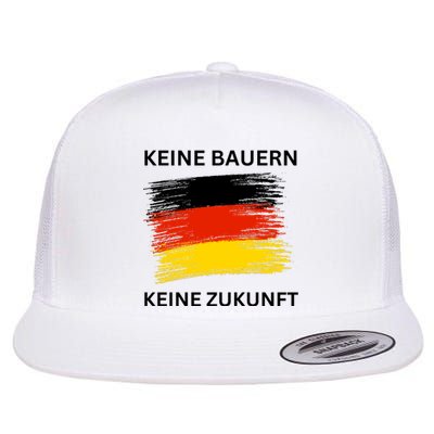 No Farmers No Future German Protest Flat Bill Trucker Hat