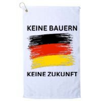 No Farmers No Future German Protest Platinum Collection Golf Towel