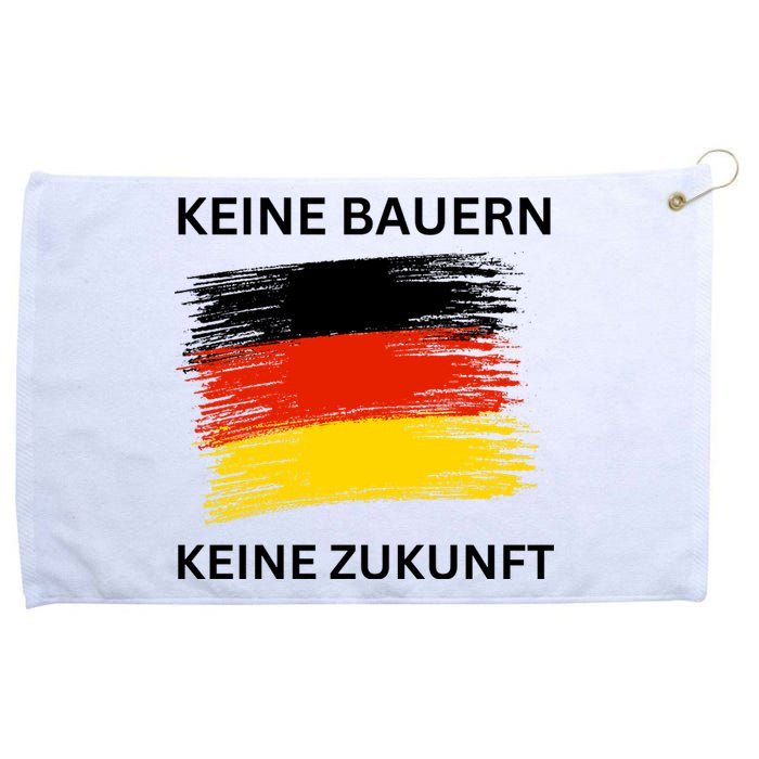 No Farmers No Future German Protest Grommeted Golf Towel