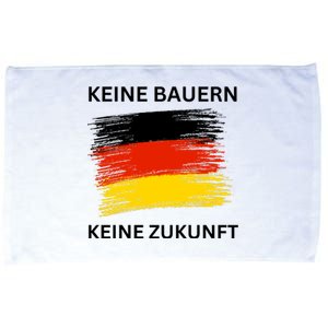 No Farmers No Future German Protest Microfiber Hand Towel