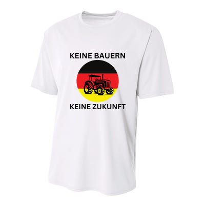 No Farmers No Future German Protest Youth Performance Sprint T-Shirt
