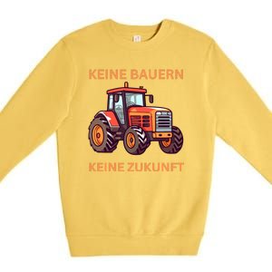 No Farmers No Future German Protest Premium Crewneck Sweatshirt