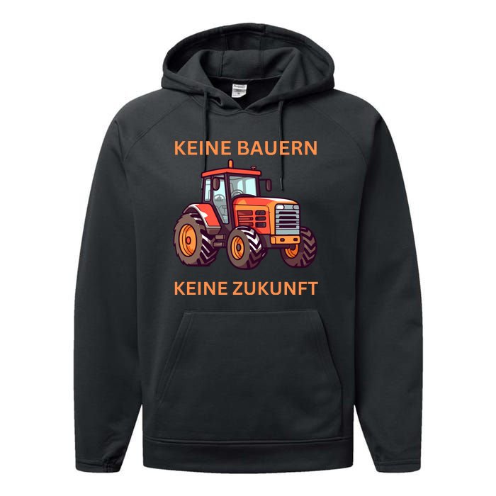 No Farmers No Future German Protest Performance Fleece Hoodie