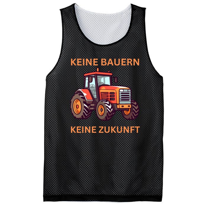 No Farmers No Future German Protest Mesh Reversible Basketball Jersey Tank