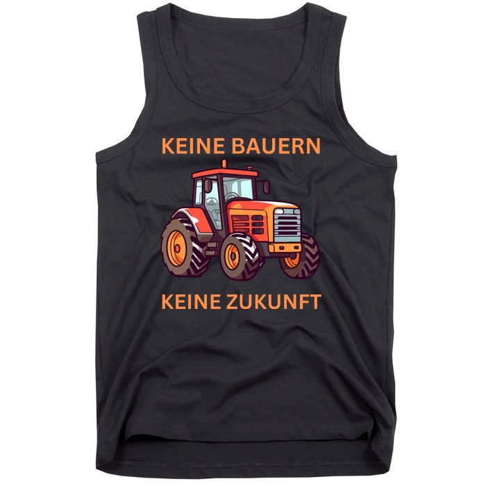 No Farmers No Future German Protest Tank Top