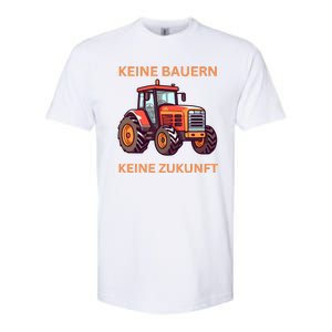 No Farmers No Future German Protest Softstyle CVC T-Shirt