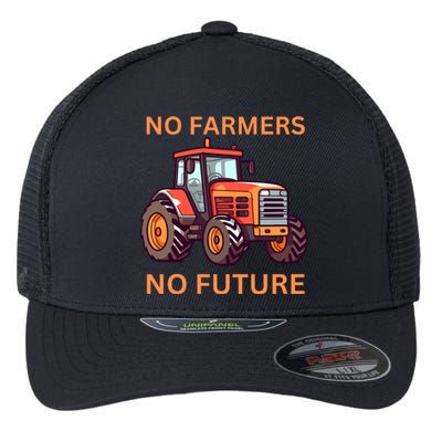 No Farmers No Future German Protest Flexfit Unipanel Trucker Cap