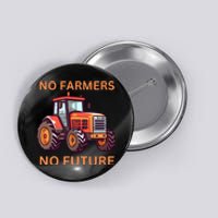 No Farmers No Future German Protest Button