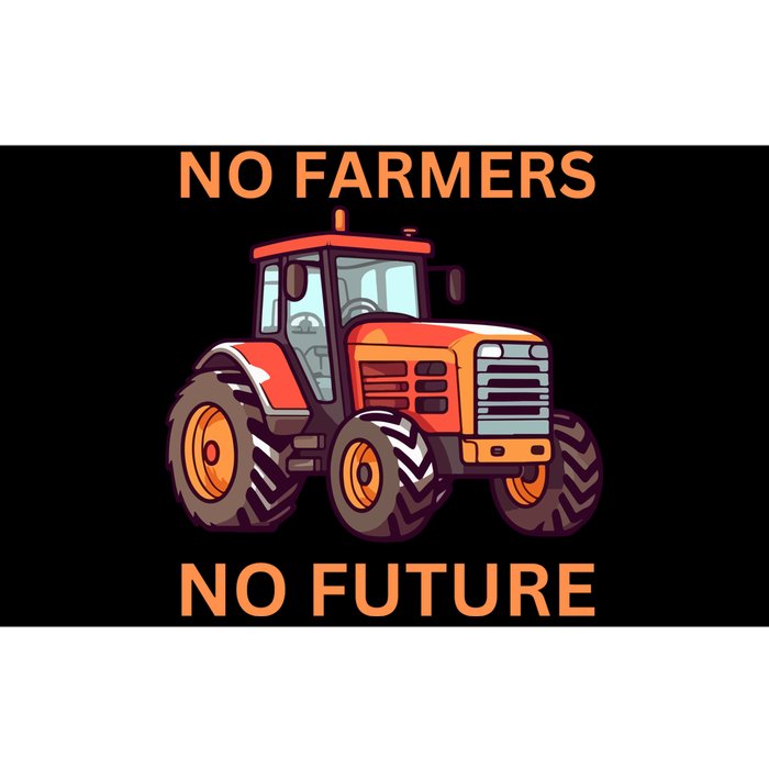 No Farmers No Future German Protest Bumper Sticker