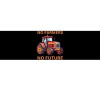 No Farmers No Future German Protest Bumper Sticker