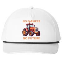 No Farmers No Future German Protest Snapback Five-Panel Rope Hat