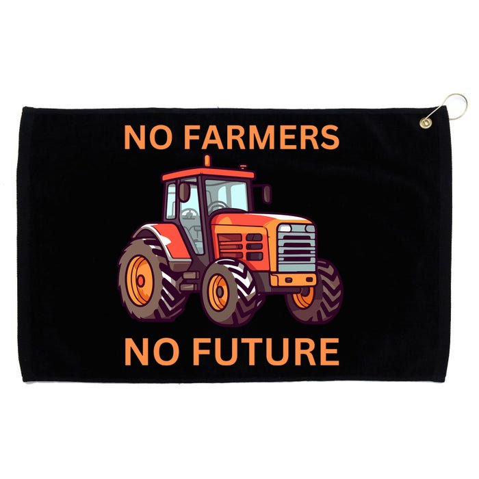 No Farmers No Future German Protest Grommeted Golf Towel