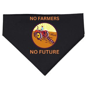 No Farmers No Future German Protest USA-Made Doggie Bandana