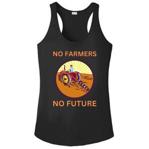 No Farmers No Future German Protest Ladies PosiCharge Competitor Racerback Tank