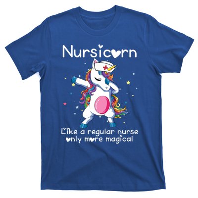 Nursicorn Funny Nurse Dabbing Unicorn Nursing Gift T-Shirt