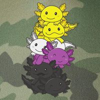 Nonbinary Flag Non Binary Pride LGBTQ Axolotl  Legacy Tie Dye Trucker Hat