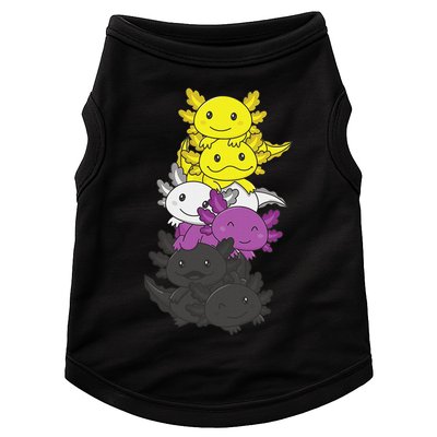 Nonbinary Flag Non Binary Pride LGBTQ Axolotl  Doggie Tank
