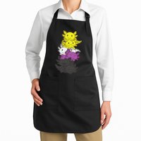 Nonbinary Flag Non Binary Pride LGBTQ Axolotl  Apron