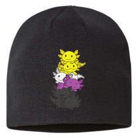 Nonbinary Flag Non Binary Pride LGBTQ Axolotl  Sustainable Beanie