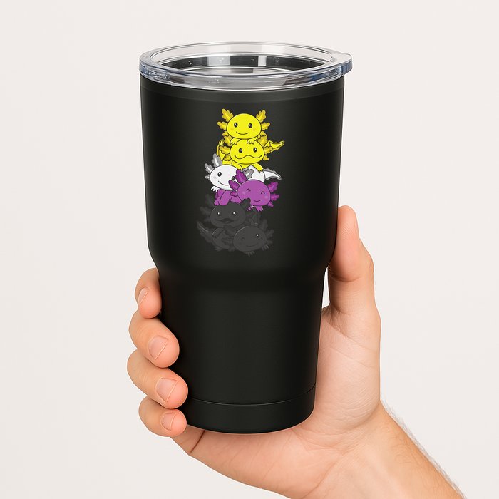 Nonbinary Flag Non Binary Pride LGBTQ Axolotl  Tumbler