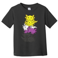 Nonbinary Flag Non Binary Pride LGBTQ Axolotl  Toddler T-Shirt