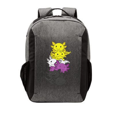 Nonbinary Flag Non Binary Pride LGBTQ Axolotl  Vector Backpack