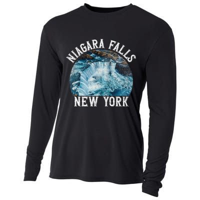 Niagara Falls New York Ny Cooling Performance Long Sleeve Crew