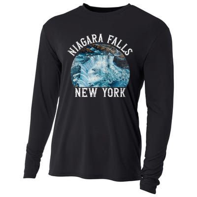 Niagara Falls New York Ny Cooling Performance Long Sleeve Crew