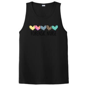 Novelty Forensic Nurse Life Heart Love Nurse Appreciation Gift PosiCharge Competitor Tank