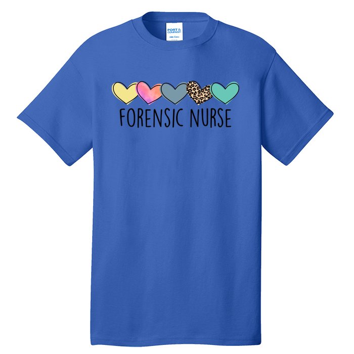 Novelty Forensic Nurse Life Heart Love Nurse Appreciation Gift Tall T-Shirt