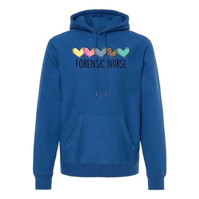 Novelty Forensic Nurse Life Heart Love Nurse Appreciation Gift Premium Hoodie