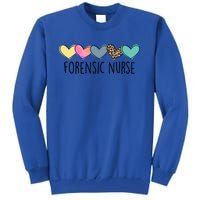 Novelty Forensic Nurse Life Heart Love Nurse Appreciation Gift Tall Sweatshirt