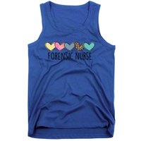 Novelty Forensic Nurse Life Heart Love Nurse Appreciation Gift Tank Top