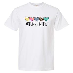 Novelty Forensic Nurse Life Heart Love Nurse Appreciation Gift Garment-Dyed Heavyweight T-Shirt