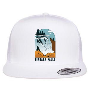 Niagara Falls Flat Bill Trucker Hat