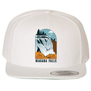 Niagara Falls Wool Snapback Cap