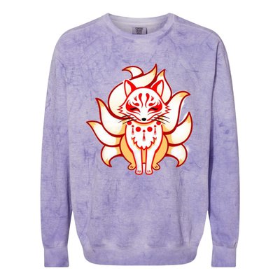 Ninetailed Fox Colorblast Crewneck Sweatshirt