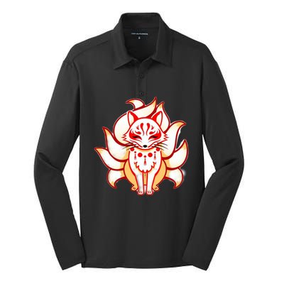 Ninetailed Fox Silk Touch Performance Long Sleeve Polo