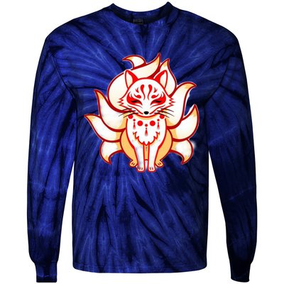 Ninetailed Fox Tie-Dye Long Sleeve Shirt