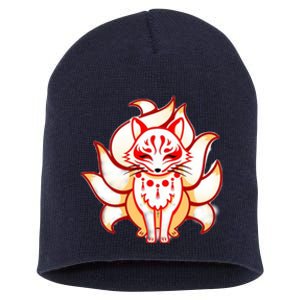 Ninetailed Fox Short Acrylic Beanie