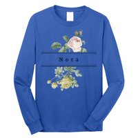 Nora First Name Vintage Roses Wedding Shower Rose Cool Gift Long Sleeve Shirt