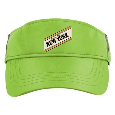 Niagara Falls New York Varsity Logo Adult Drive Performance Visor